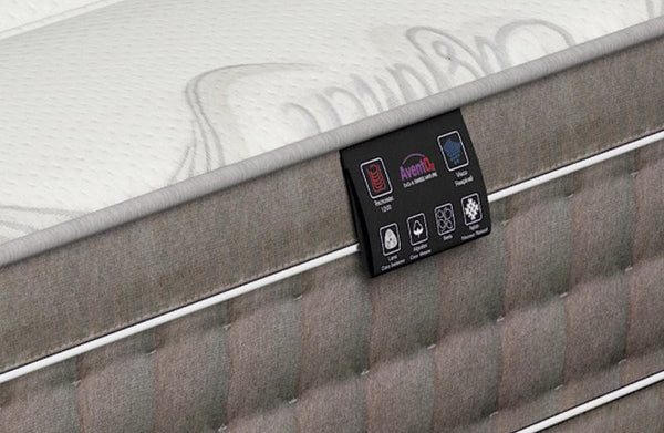 Close Up View Of The Side Of The Eurolux Quietud: The 9-Layer Luxury Mattress Crafted By Masters