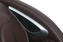 Close Up View Of The Speaker For The Kyota Joubu M880 4D Massage Chair In Black And Dark Brown Color