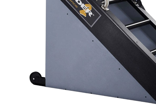Close Up View Of The StairMaster Jacob's Ladder 2 Stair Climber Wheel Base