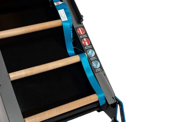 Close Up View Of The StairMaster Jacob's Ladder X Stair Climber Base