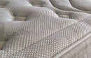 Close Up View Of The Stitching And Design Pattern On The Eurolux Thermovisco: The 10-Layer Luxury Mattress Crafted By Masters