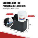 Close Up View Of The Storage Box For The Metro Mobility M1 Mobility Scooter
