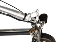 Close Up View Of The Tiller Adjustment For The SmartScoot Lightweight Travel Mobility Scooter