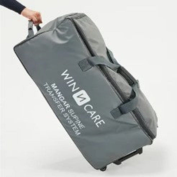 Close Up View Of The Travel Bag For The Winncare Mangar Rhino With Airflo Duo