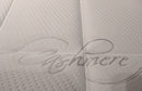 Close Up View Of The Word Cashmere Written On The Eurolux Quietud: The 9-Layer Luxury Mattress Crafted By Masters
