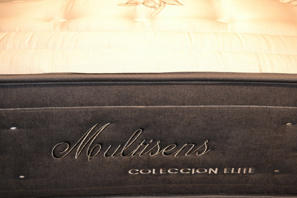Close Up View Of The 'Multisens' Stitching On The Side Of The Eurolux Multisens: The 11-Layer Luxury Mattress Crafted By Masters