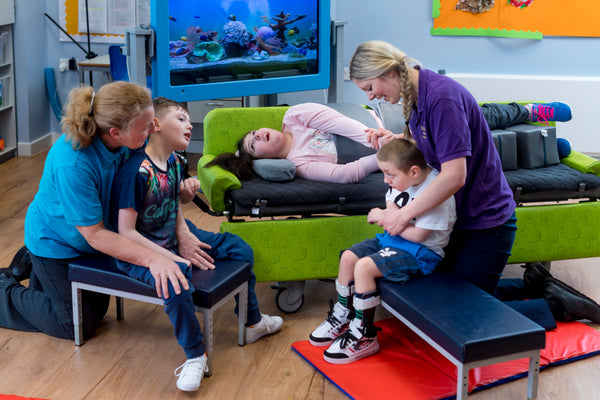 Jenx Ly-on Hi-Low Platform: Tilt-in Space Feeding, Education and Access Station