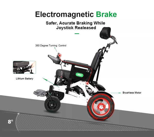 JBH D17 Reclining Electric Wheelchair