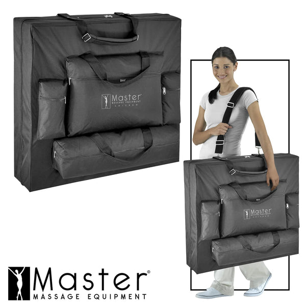 Master Massage Equipment 30" DEL RAY™ SALON Portable Massage Table Package with Therma-Top® - Adjustable Heating System! (Sand Color)