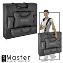 Master Massage Equipment 30" DEL RAY™ SALON Portable Massage Table Package with Therma-Top® - Adjustable Heating System! (Sand Color)