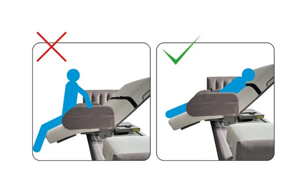 Exit Bed Warning Position For The StarSleep Arlo Rotating Bed