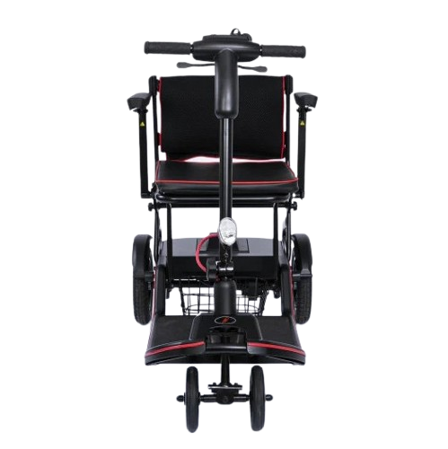 Front Center View Of The Feather Mobility Scooter