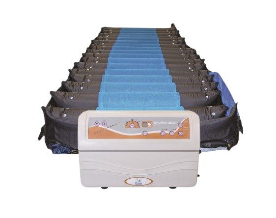 Front Centered View Of The Prius Rhythm Multi Mattress System Shown With Master Control Unit
