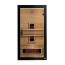 Front Centered Dynamic Santorini 2 Person Full Spectrum Near Zero EMF FAR Infrared Indoor Sauna | DYN-6009-03 FS