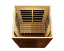 Front Centered Interior Overhead View Of The Dynamic Vittoria 2-Person Low EMF FAR Infrared Indoor Sauna | DYN-6220-01