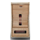 Front Centered Interior View Of The Dynamic Gracia 2-Person Full Spectrum Near Zero EMF FAR Infrared Indoor Sauna | DYN-6119-03 FS