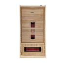 Front Centered Interior View Of The Dynamic Martin 2 Person Full Spectrum Near Zero EMF FAR Infrared Indoor Sauna | DYN-6006-03 FS