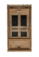 Front Centered Interior View Of The Maxxus 1-Person S-Line Ultra Low EMF FAR Infrared Indoor Sauna | MX-S106-01-ULEMF