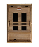 Front Centered Interior View Of The Maxxus 2-Person S-Line Ultra Low EMF FAR Infrared Indoor Sauna | MX-S206-01-ULEMF