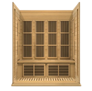 Front Centered Interior View Of The Maxxus 4-Person Low EMF FAR Infrared Indoor Sauna | MX-K406-01