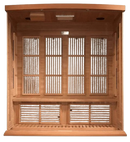 Front Centered Interior View Of The Maxxus 4-Person Near Zero EMF FAR Infrared Indoor Sauna | MX-K406-01-ZF CED