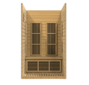 Front Centered Interior View Of The Maxxus Seattle 2-Person Near Zero EMF FAR Infrared Indoor Sauna | MX-J206-01-ZF
