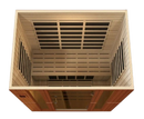 Front Centered Overhead Interior View Of The Dynamic Bergamo 4-Person Low EMF FAR Infrared Indoor Sauna | DYN-6440-01