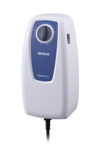 Front Centered Right Side View Of The Control Unit For The Wellell Domus 1 Alternating Pressure Redistribution Mattress