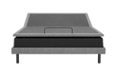 Front Centered View Of The Ascend Hi Low Adjustable Bed with Tilt Shown In The Raised Height Position With Head Articulation