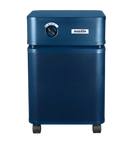 Front Centered View Of The Austin Air Systems HealthMate Standard Air Purifier Shown In The Midnight Blue Color