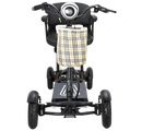 Front Centered View Of The Bangeran Dragon EX Mobility Scooter Shown In Black Color