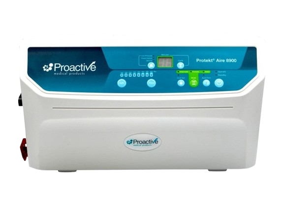 Front Centered View Of The Control Unit For The Proactive Medical Protekt Aire 8900 Low Air Loss/Alternating Pressure And Pulsation Mattress System With "On Demand Side Air Bolsters"