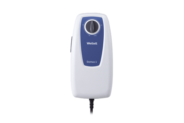 Front Centered View Of The Control Unit For The Wellell Domus 1 Alternating Pressure Redistribution Mattress