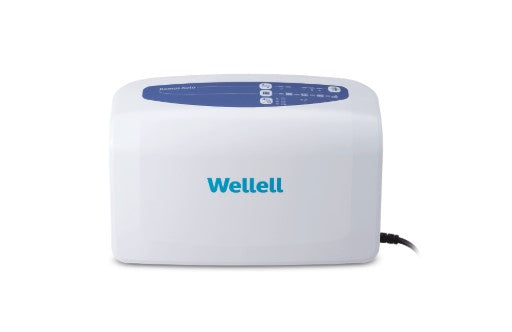 Front Centered View Of The Control Unit For The Wellell Domus Auto: Automatic Pressure Redistribution Mattress System