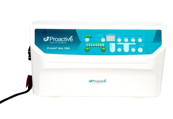 Front Centered View Of The Control Unit Of The Proactive Medical Protekt Aire 7000 Alternating Pressure Mattress System