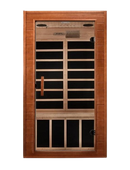 Front Centered View Of The Dynamic Avila 2-Person Low EMF FAR Infrared Indoor Sauna | DYN‐6103‐01