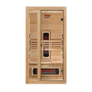 Front Centered View Of The Dynamic Gracia 2-Person Full Spectrum Near Zero EMF FAR Infrared Indoor Sauna | DYN-6119-03 FS