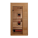 Front Centered View Of The Dynamic Martin 2 Person Full Spectrum Near Zero EMF FAR Infrared Indoor Sauna | DYN-6006-03 FS