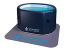 Front Centered View Of The Dynamic Oval Inflatable Cold Plunge Shown Without Cover