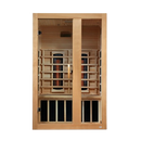 Front Centered View Of The Dynamic Serena 2 Person Full Spectrum Infrared Indoor Sauna | DYN-6229-03 FS