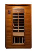 Front Centered View Of The Dynamic Versailles 2-Person Low EMF Far Infrared Indoor Sauna | DYN‐6202‐03