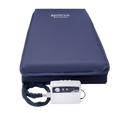 Front Centered View Of The Emerald Selectis Serenity Alternating Pressure LAL Mattress System Cell on Cell Shown With Cover Closed And Control Box