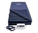Front Centered View Of The Emerald Selectis Serenity Alternating Pressure LAL Mattress System Cell on Cell Shown With Cover Open And Control Box