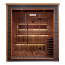 Front Centered View Of The Golden Designs Bergen 6-Person Outdoor Sauna | GDI-8206-01