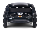 Front Centered View Of The Golden Technologies Ally Sport Omnidirectional Electric Wheelchair Shown In Carbon Fiber Color In The Folded Position