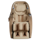 Front Centered View Of The Infinity Dynasty 4D Massage Chair Shown In Gold/Tan Color