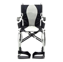 Front Centered View Of The Karman Ergo Flight Transport Wheelchair
