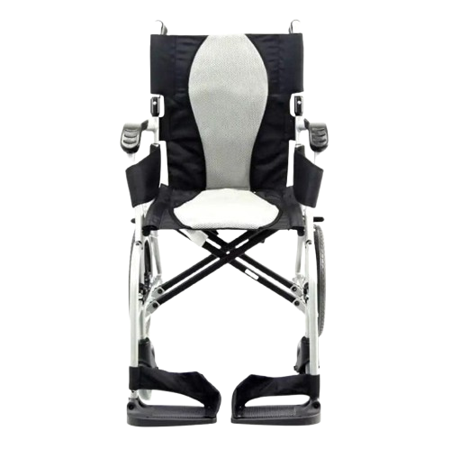 Front Centered View Of The Karman Ergo Flight Transport Wheelchair