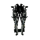 Front Centered View Of The Karman KM-8520X Bariatric Wheelchair Shown In The Folded Position