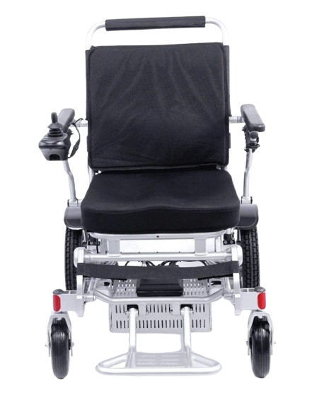 Front Centered View Of The Karman Tranzit-Go Electric Wheelchair 